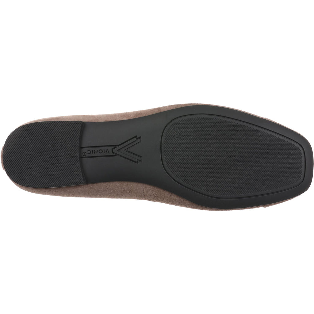 Vionic Women's Slip On Flats Driftwood Suede