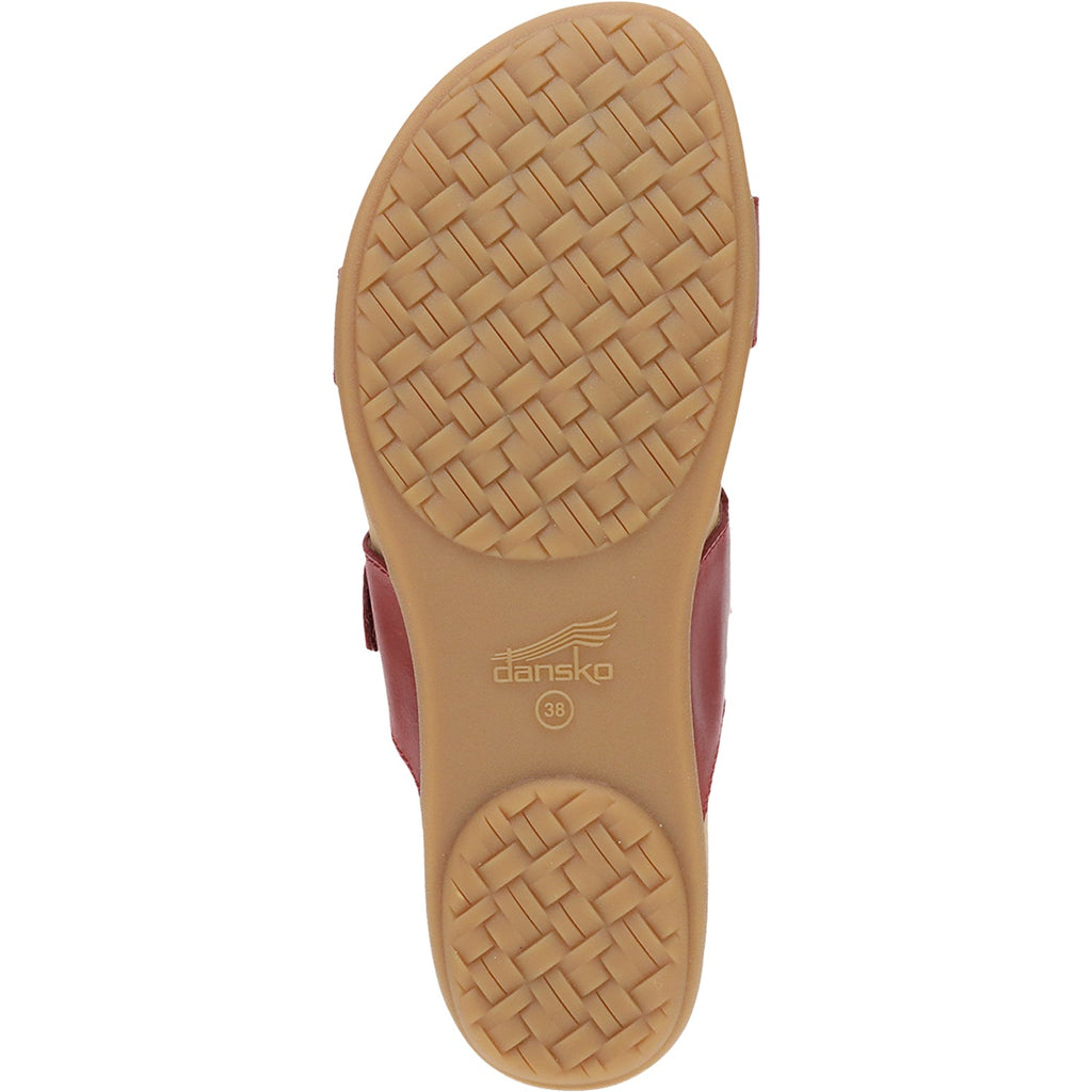 Dansko Justine Calf Women's Slide Sandals Cayenne
