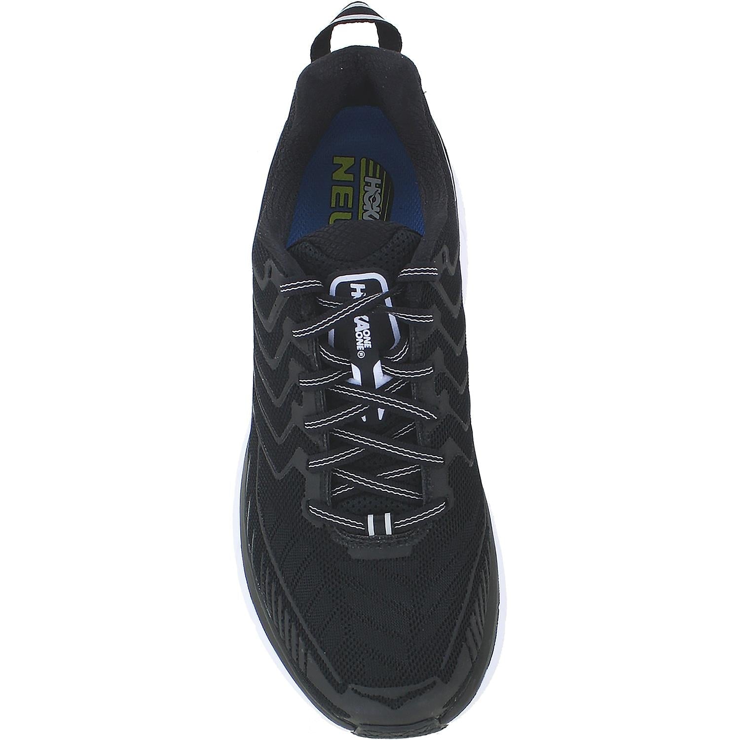 Hoka Clifton 4 Women's Running Shoes Black/White Mesh