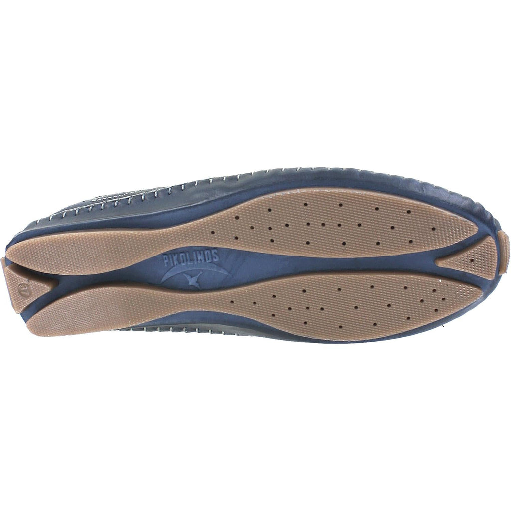 Pikolinos Jerez 578-7399 Women's Slip Ons Blue Leather