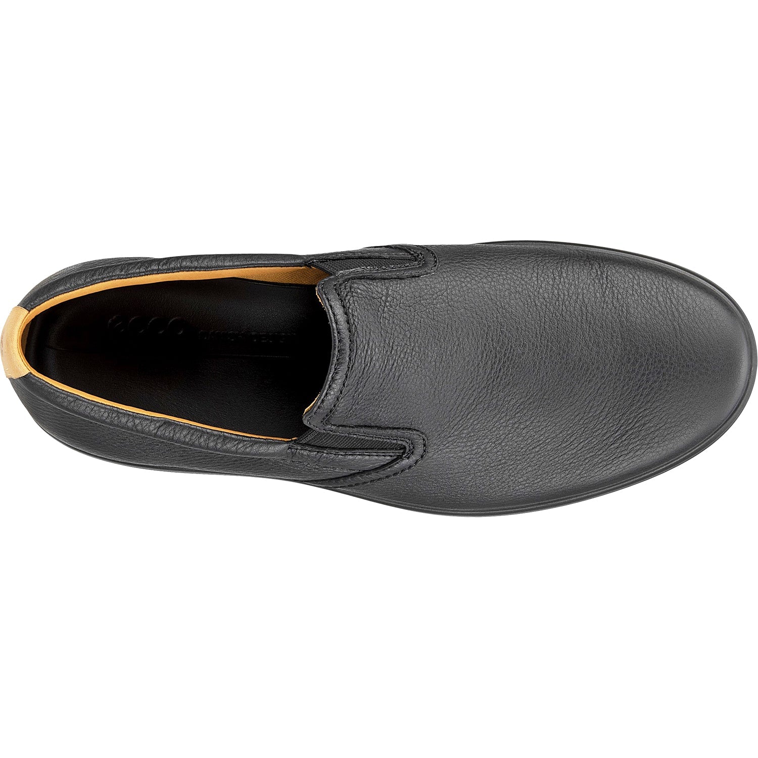 Ecco Soft 7 Slip On 20 Men's Slip On Shoes Black/Lion Leather