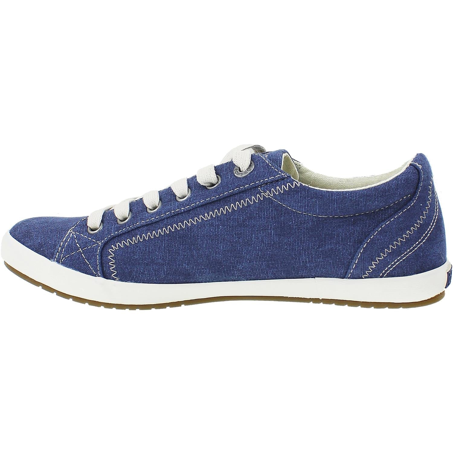 Taos Star Women's Fashion Sneakers Blue Washed Canvas