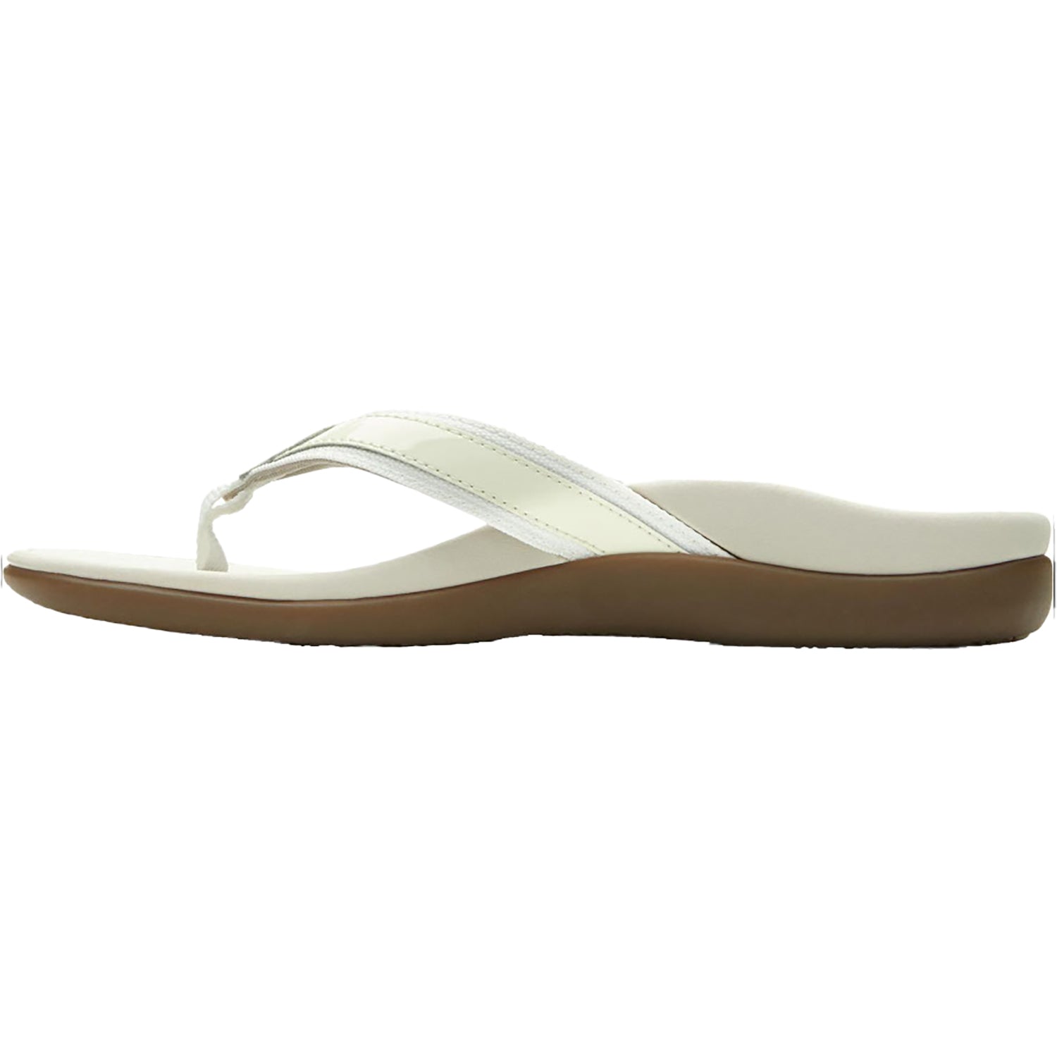 Vionic Tide II Women's Toe Post Sandals White/Cream