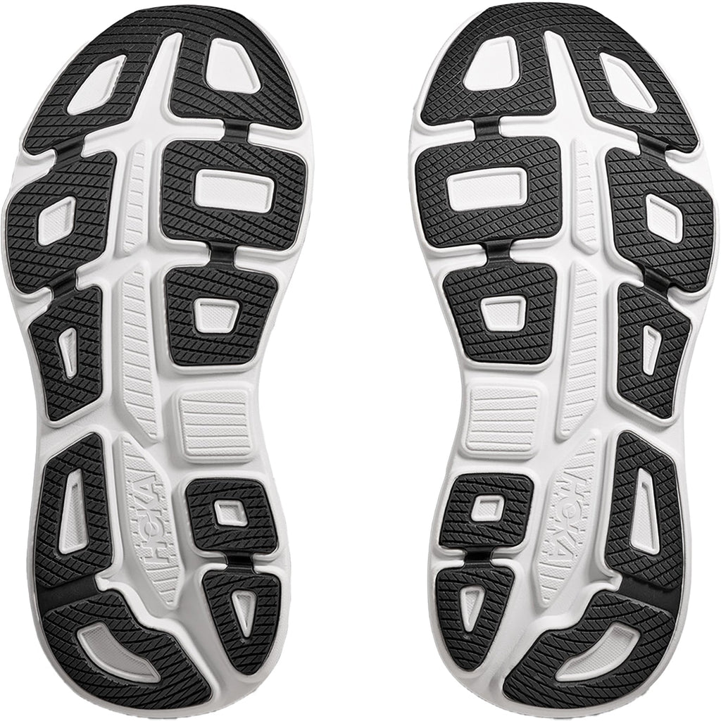 Hoka Bondi 9 (Neutral Support) Men's Athletic Shoes Black/White Mesh