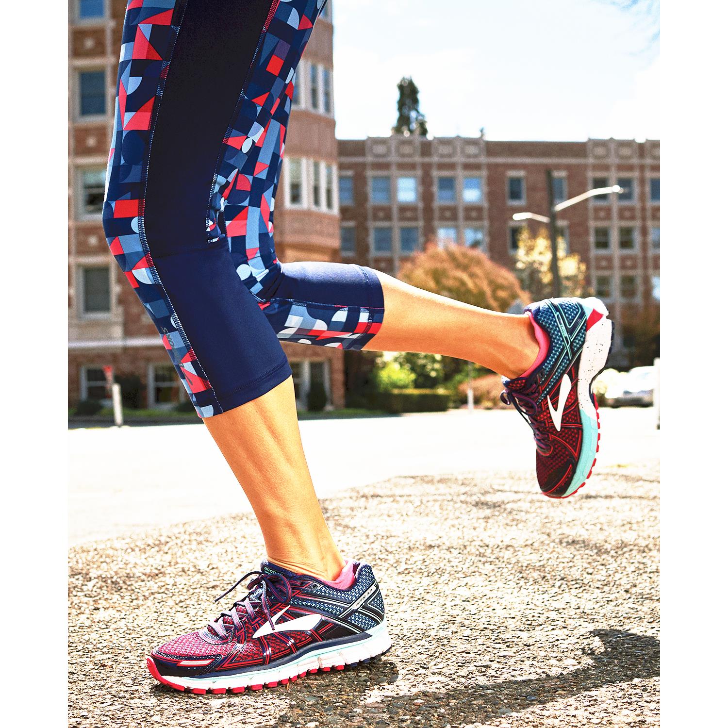 Brooks Adrenaline GTS 17 (Stability Support) Women's Running Shoes Silver/Purple Cactus Mesh