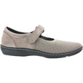 Aetrex Helen Knit Women's Mary Janes Taupe Grey Fabric
