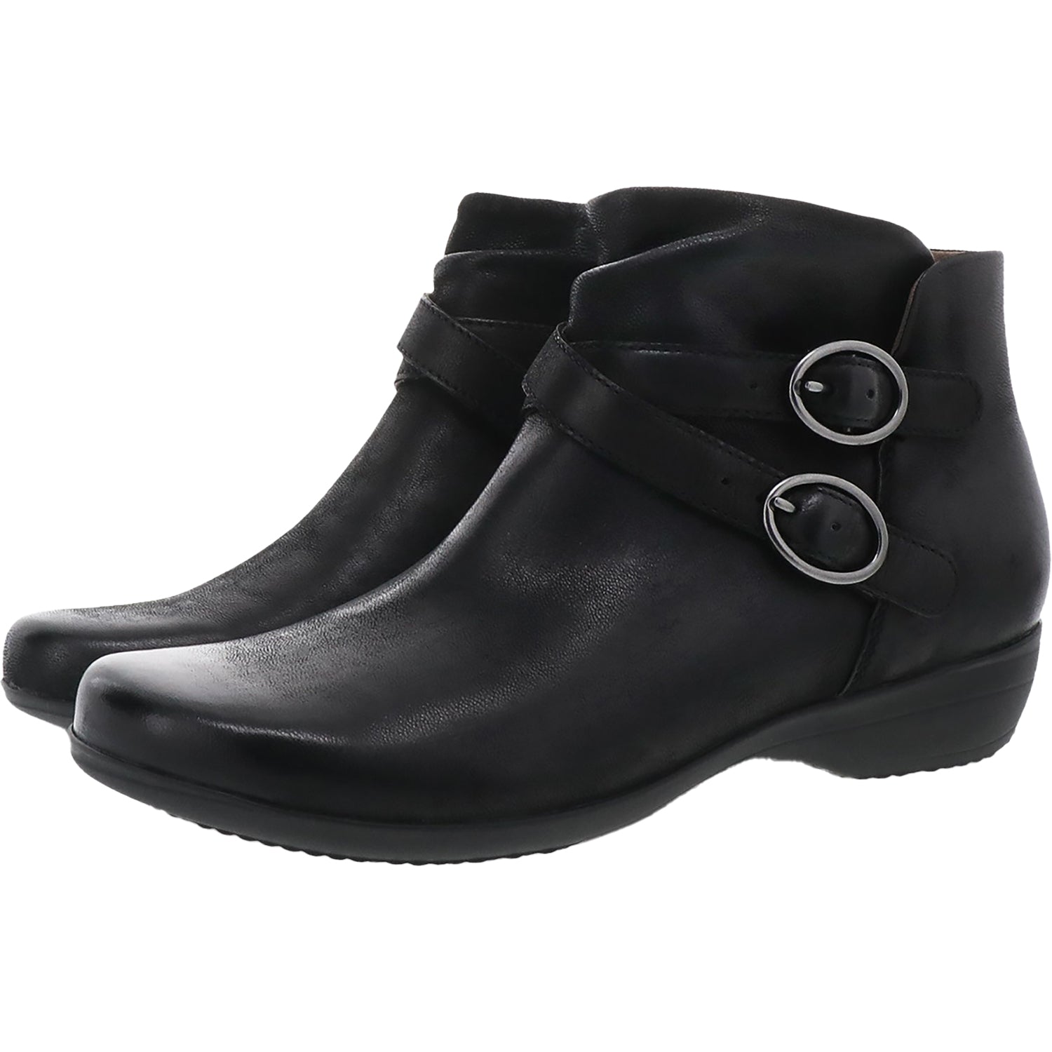 Dansko Faithe Women's Ankle Boots Black Burnished Nubuck