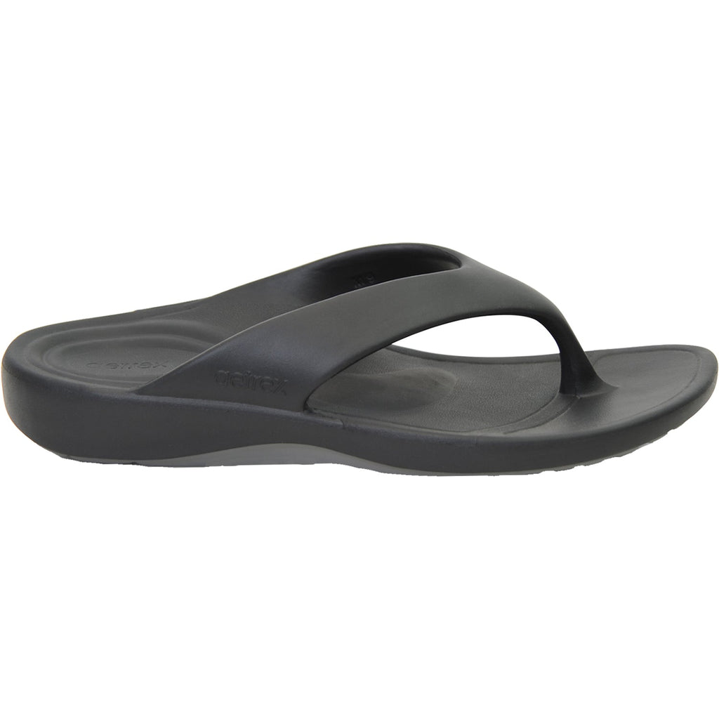 Aetrex Maui Women's Water-Friendly Flip Flopss Black EVA
