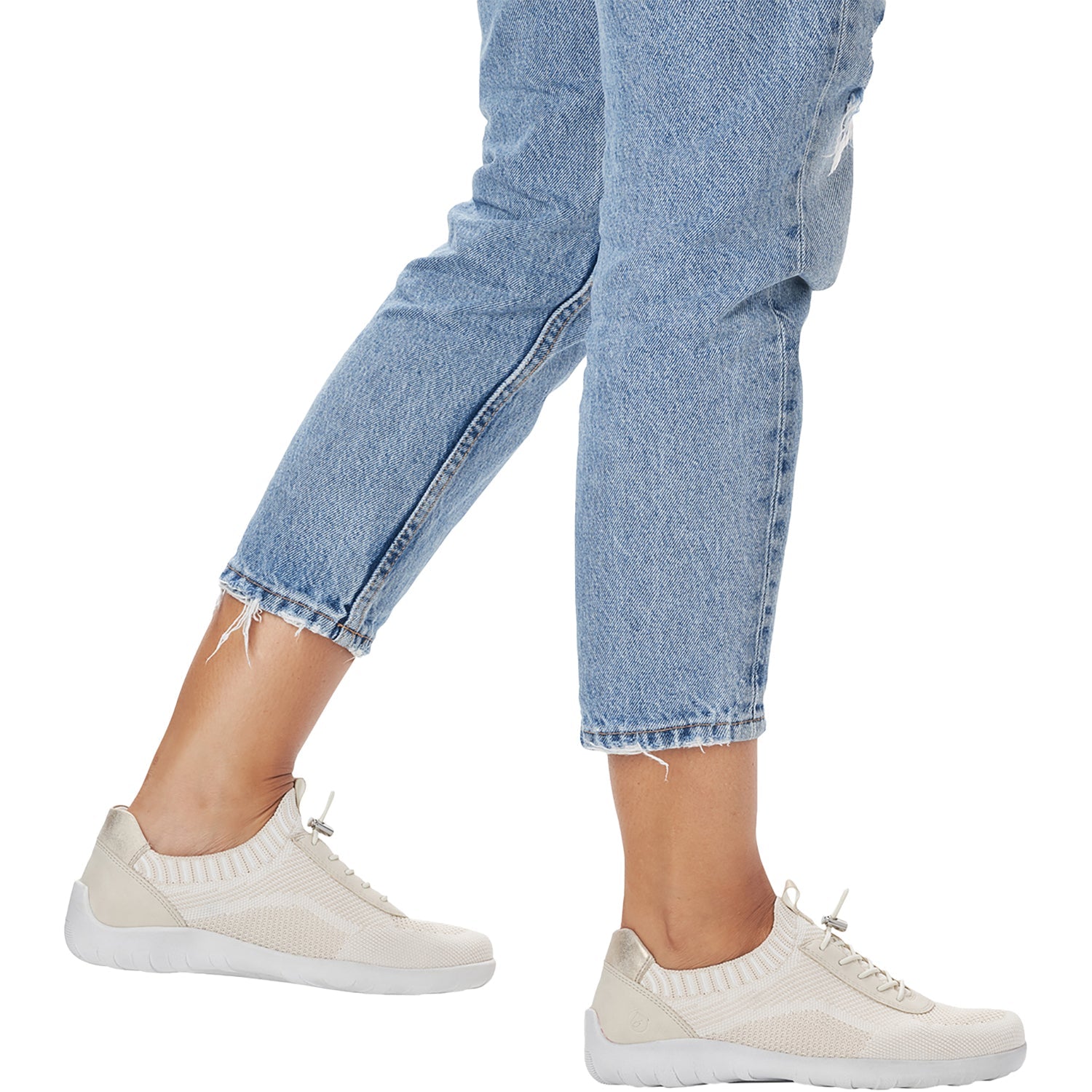 Remonte R3518-60 Liv 18 Women's Sneakers Vanilla/Weiss/Crema/Muschel Fabric