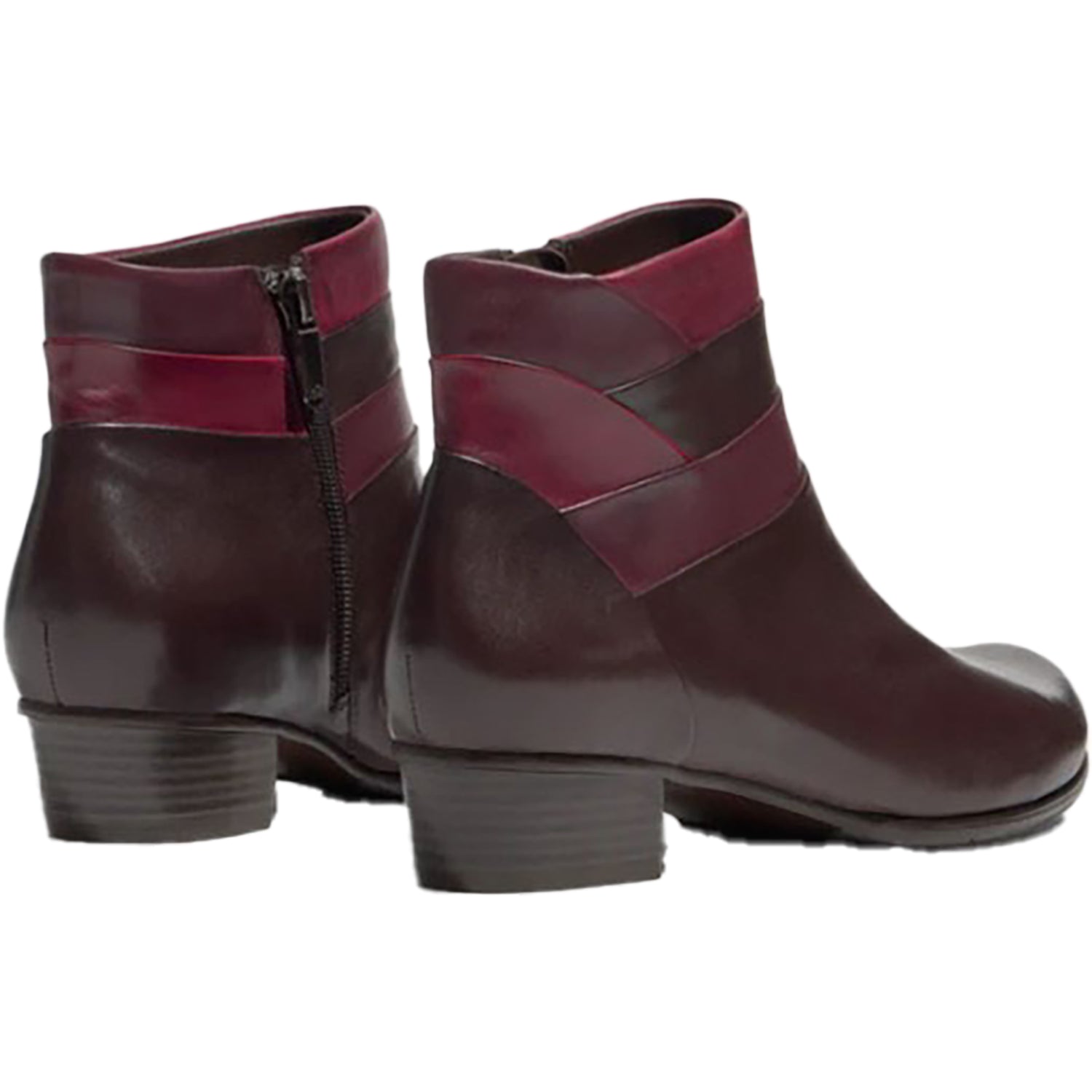 Regarde Le Ciel Stefany-390 Women's Boots TDM/Vino/Sangria Leather