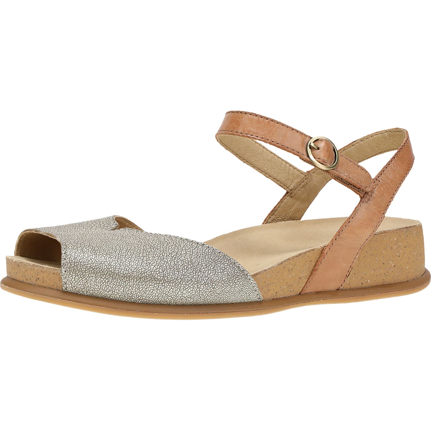 Dansko Cass Women's Sandals Platino/Tan Leather
