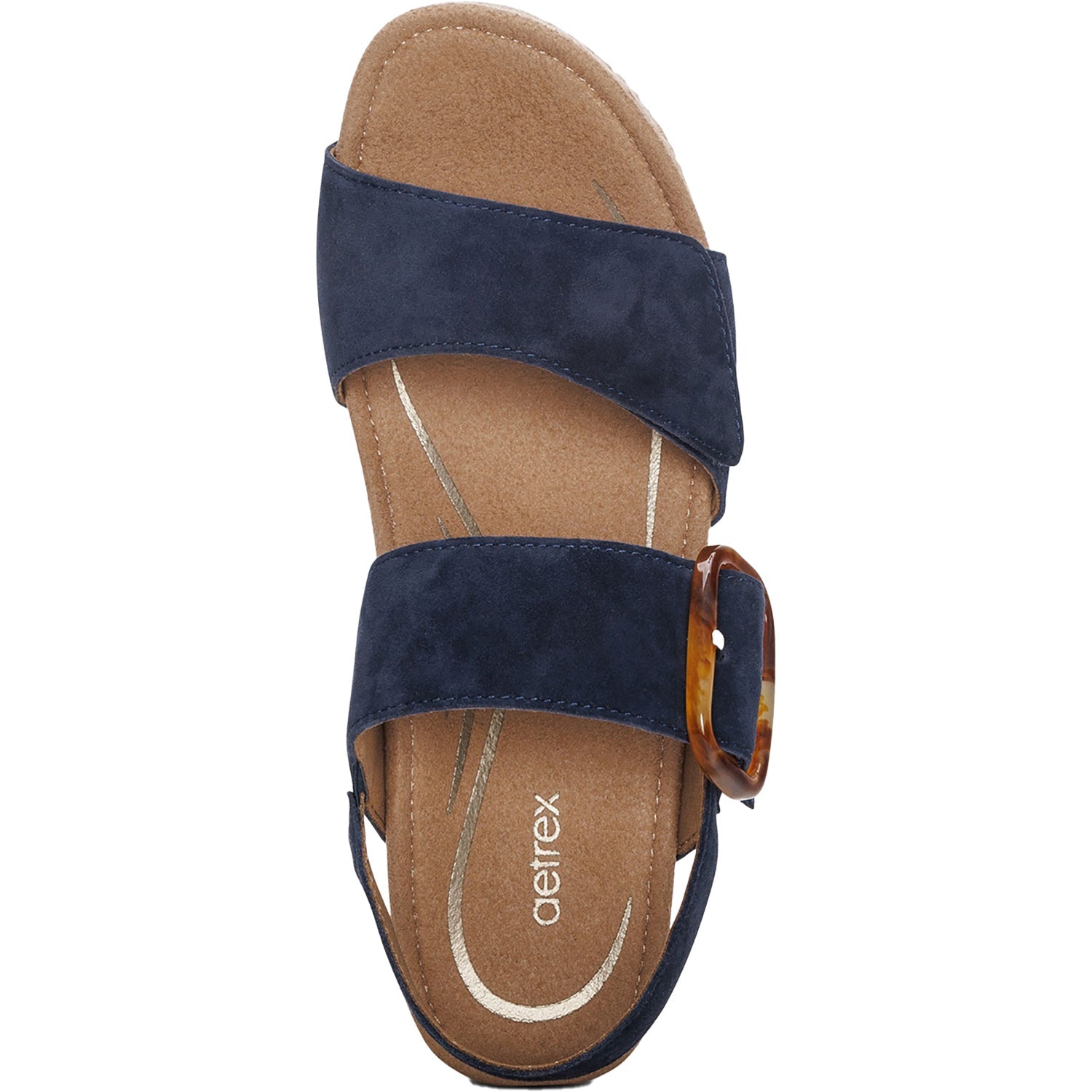 Aetrex Ashley Women's Sandals Navy Leather