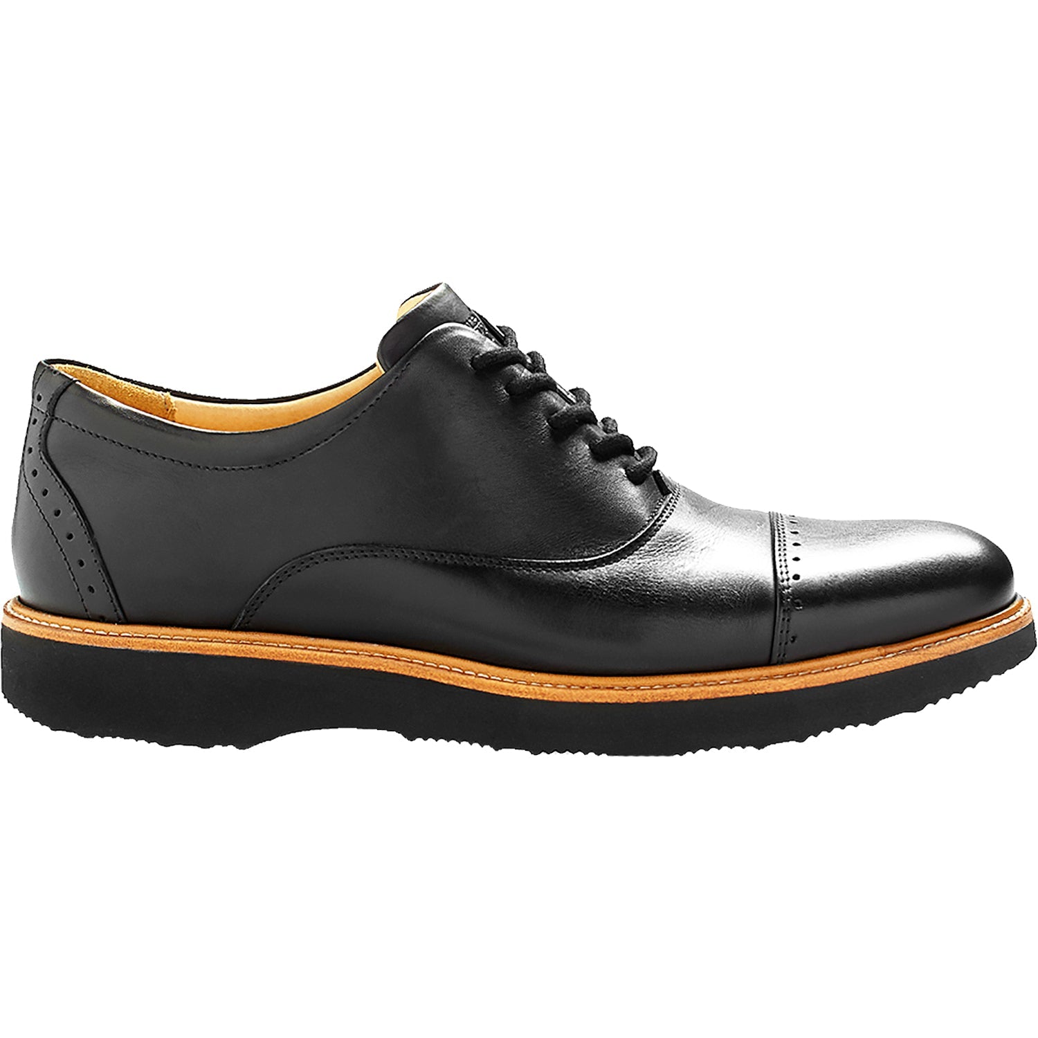 Samuel Hubbard Market Cap Men's Black Leather