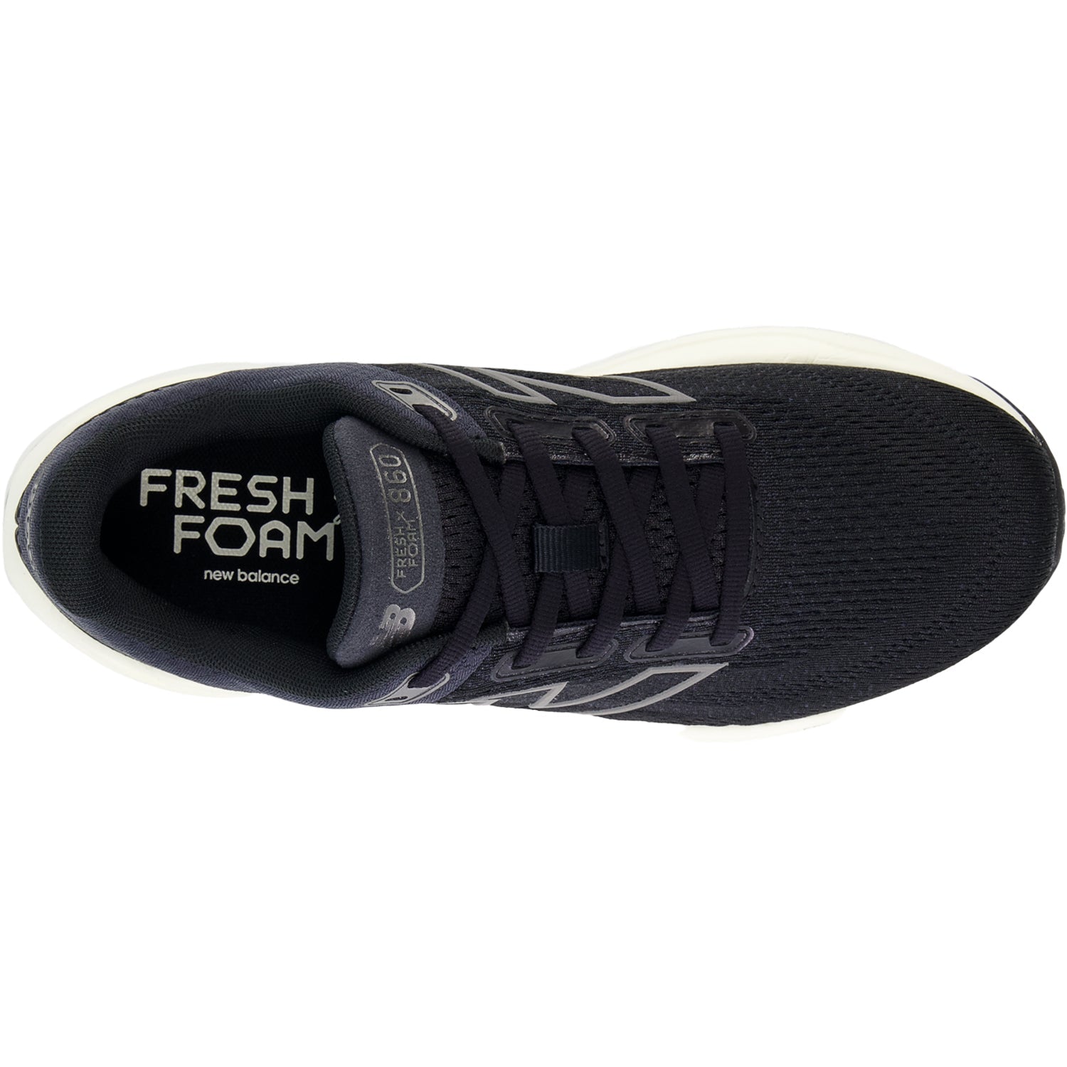 New Balance Fresh Foam X W860A14 (Neutral Support) (Stability Support) Women's Athletic Shoes Black/Phantom/Angora Mesh