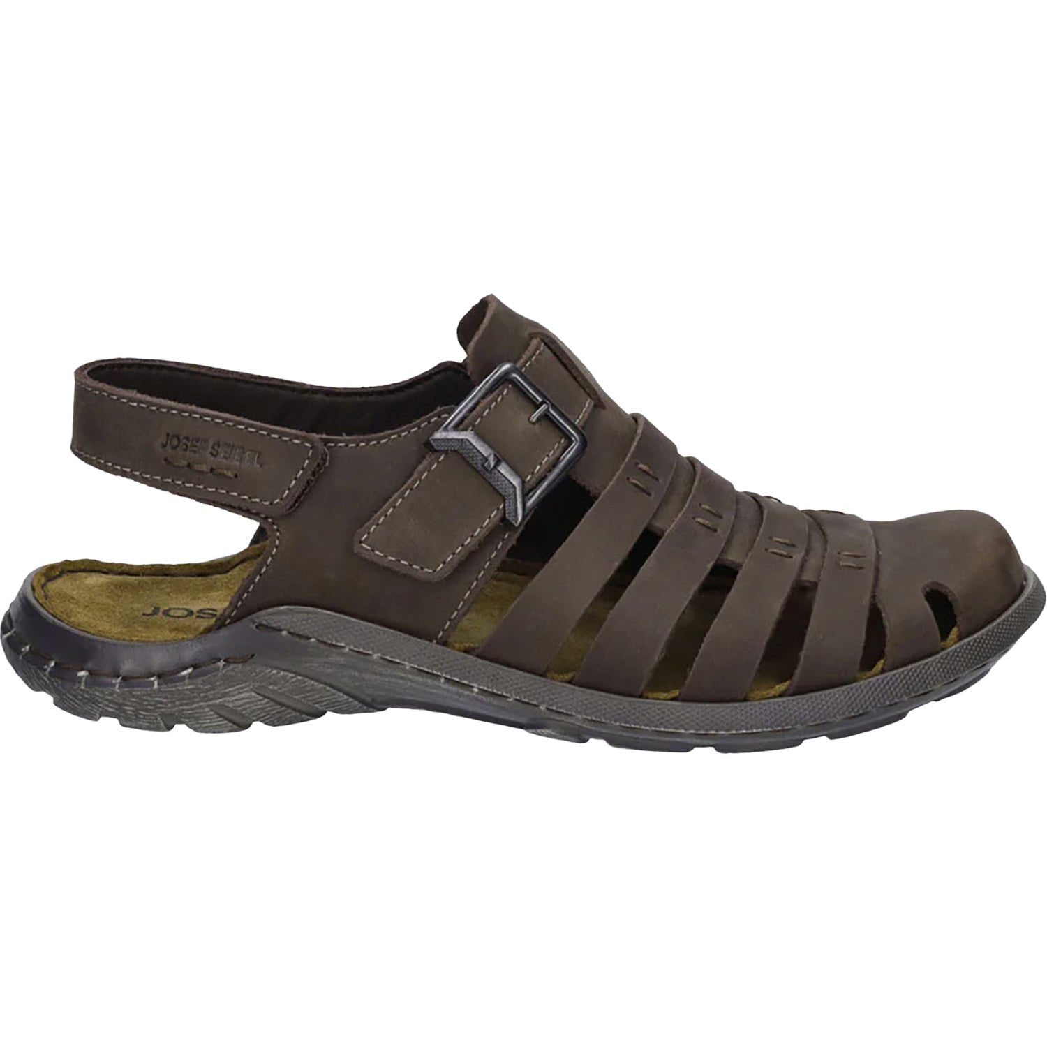 Josef Seibel Logan 70 Men's Fisherman Sandals Mocca Leather