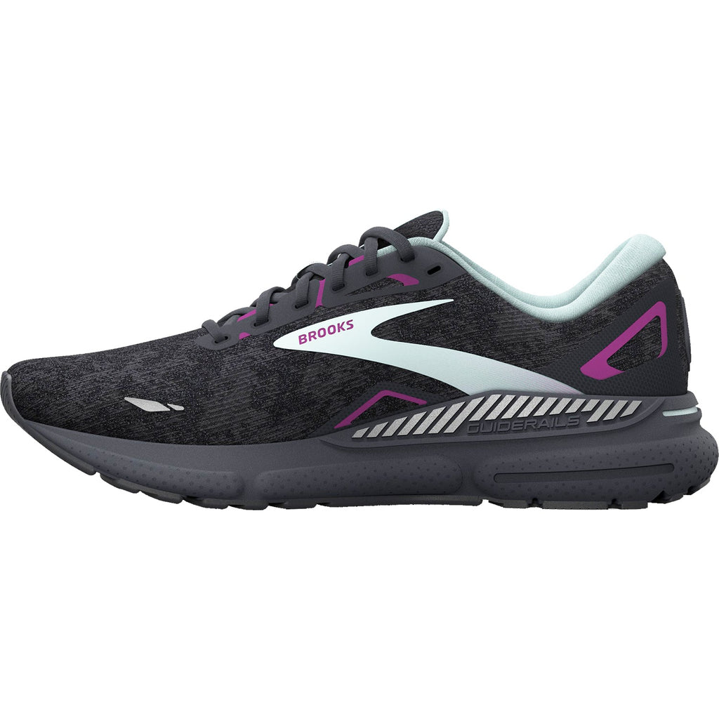 Brooks Adrenaline GTS 23 Stability Mesh (Stability Support) Women's Running Shoes Black/Light Blue/Purple