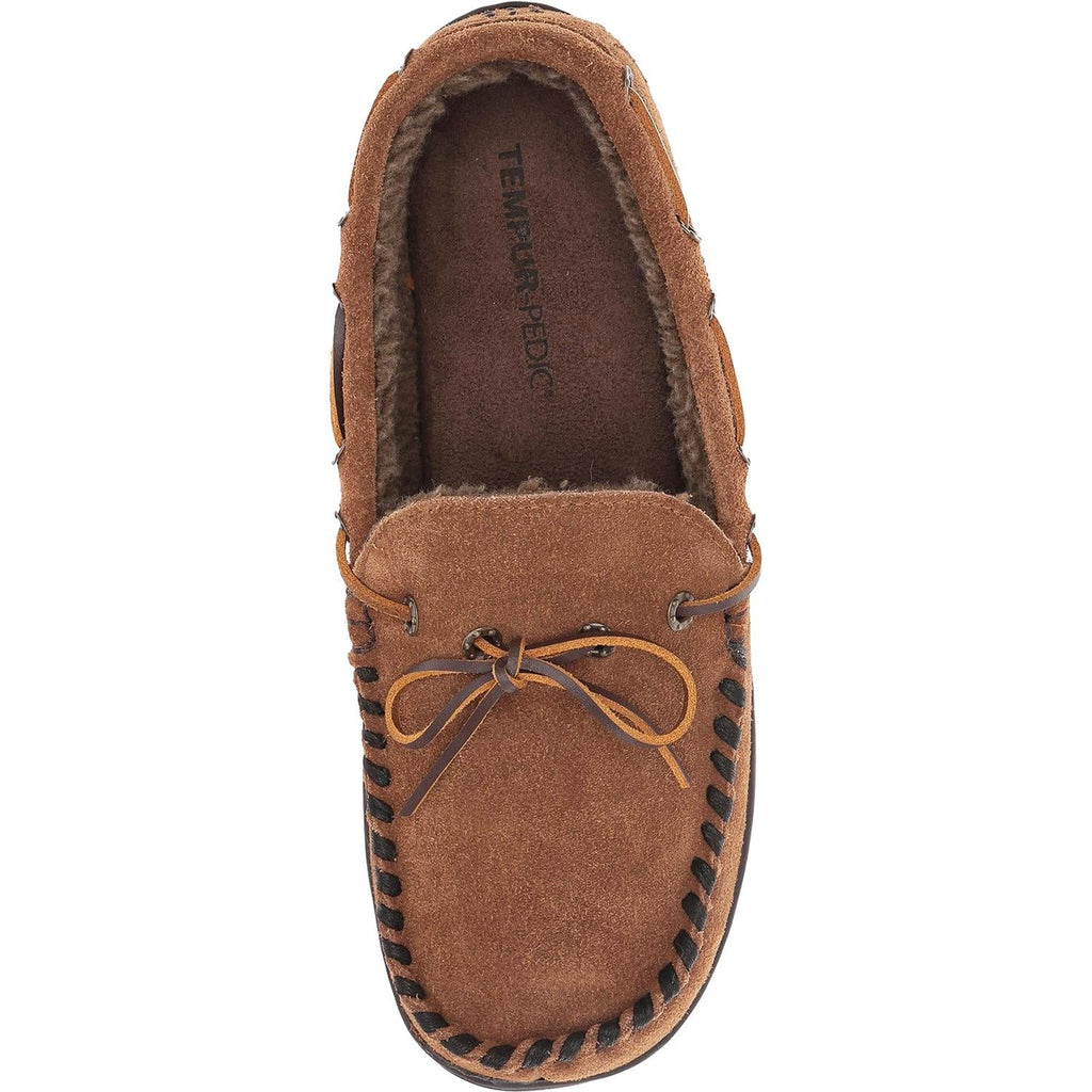 Tempur-Pedic Therman Men's Slippers Chestnut Suede