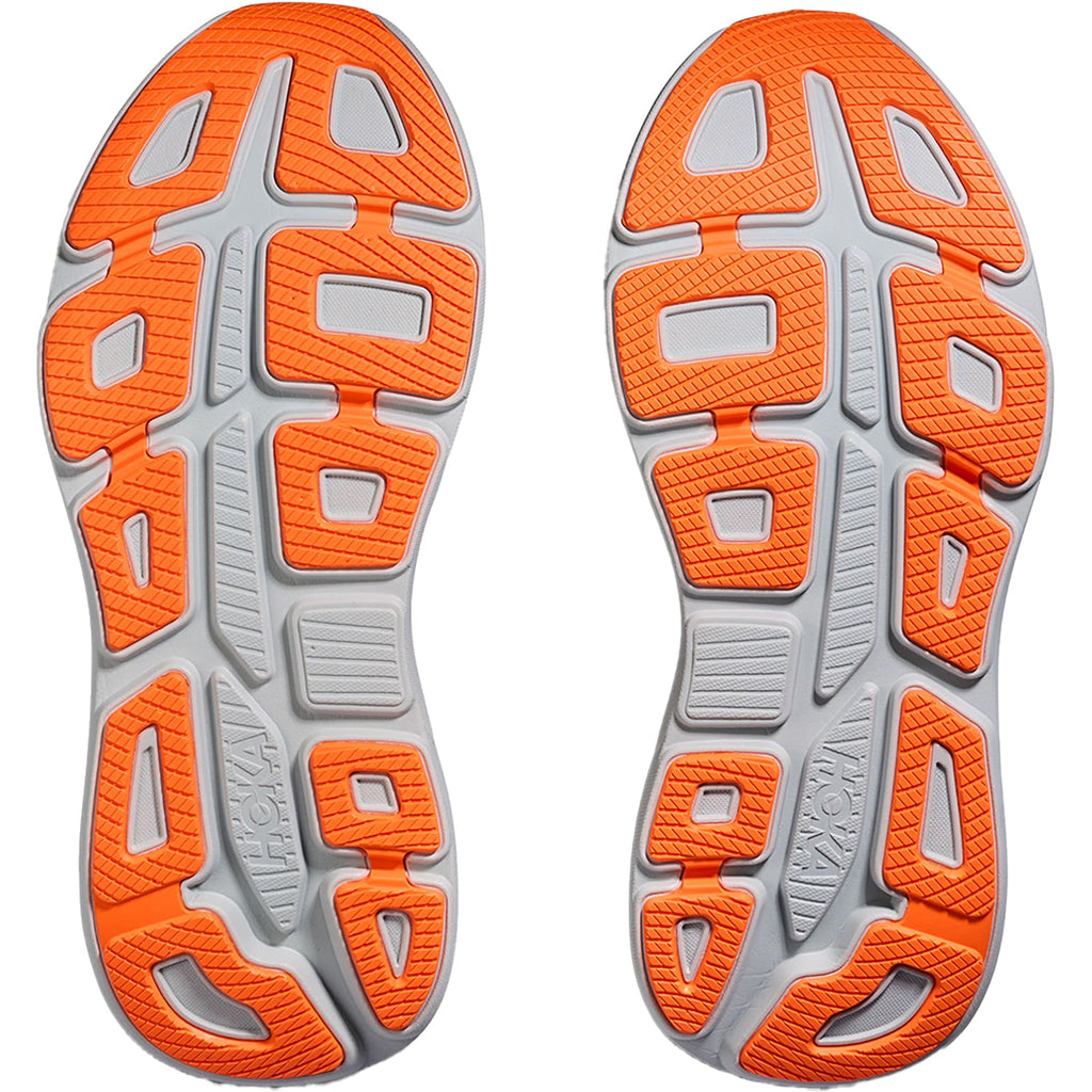 Hoka Bondi 9 (Neutral Support) Men's Running Shoes Asphalt Grey/Gravel Mesh