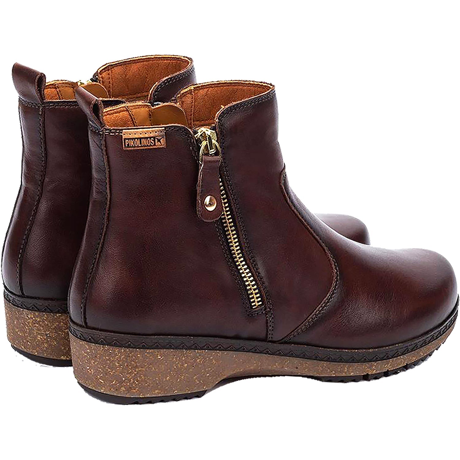 Pikolinos Granada W0W-8988 Women's Ankle Boots Caoba Leather