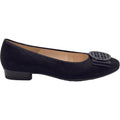 Ara Bambi Women's Slip On Flats Black Puntikid Suede