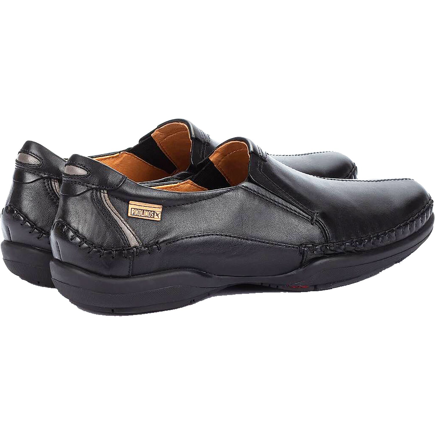 Pikolinos San Telmo M1D-6032 Men's Slip Ons Black Leather