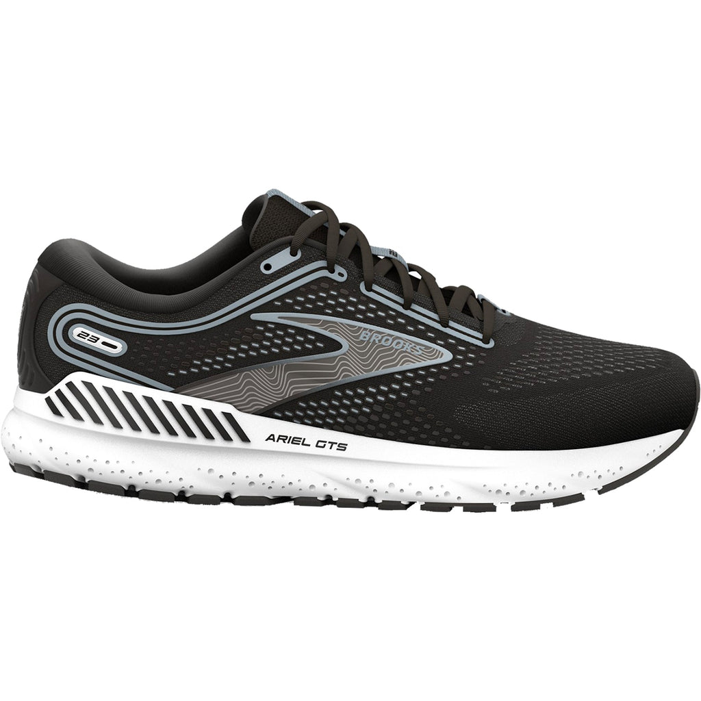 Brooks Ariel GTS 23 (Stability Support) Women's Road Running Shoes Black/Grey/White Mesh