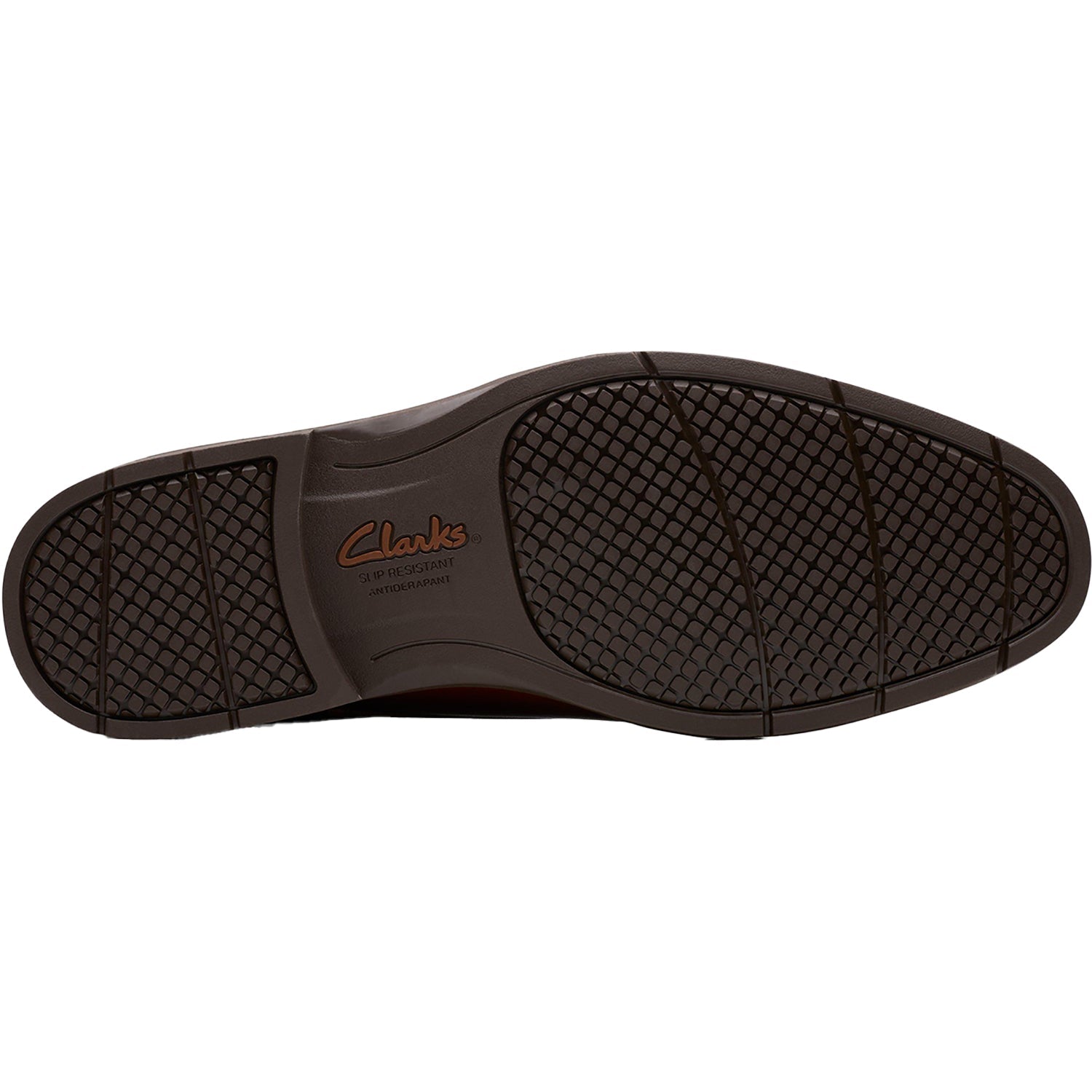 Clarks Eldredge Cap Men's Dress Shoes Dark Tan Leather
