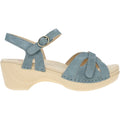 Dansko Season Women's Backstrap Sandals Denim Suede