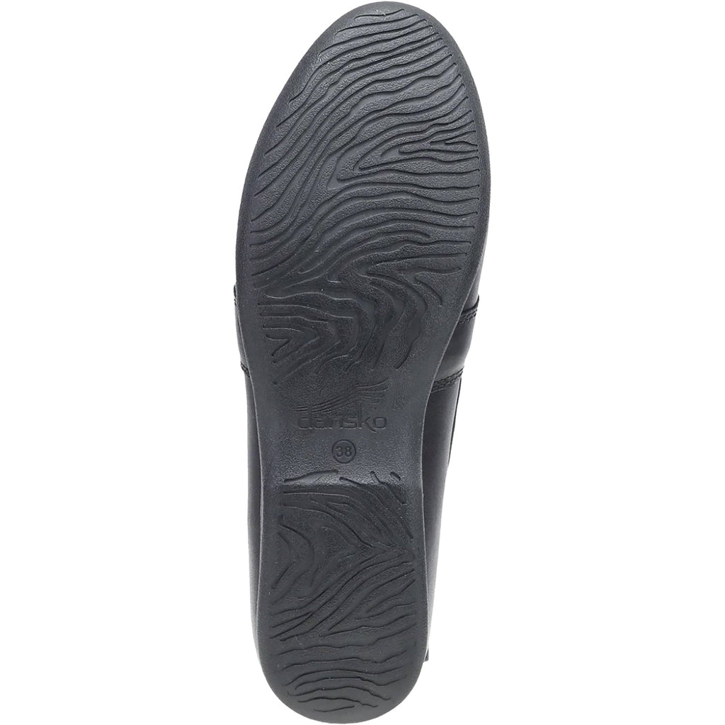 Dansko Linden Women's Slip Ons Black Nappa Leather