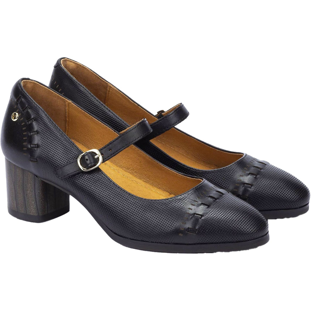 Pikolinos Calafat W1Z-5797 Women's Dress Shoes Black Leather