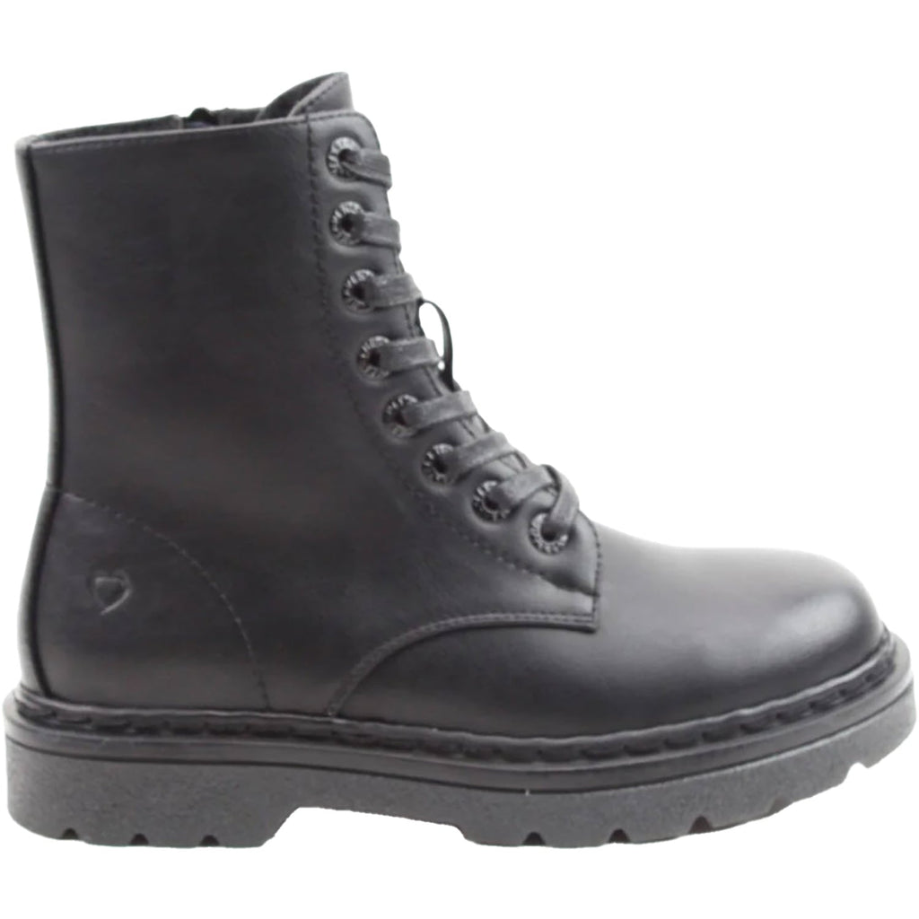 Heavenly Feet Justina Women's Vegan Boots Black Vegan Leather