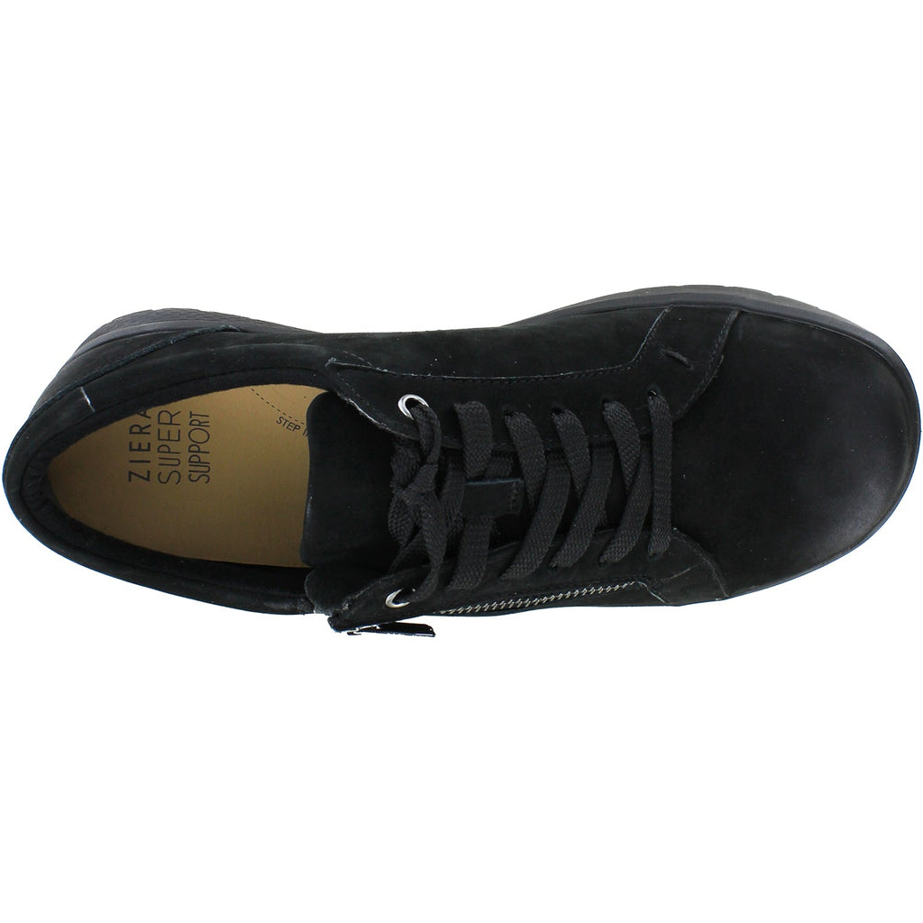 Ziera Solar Women's Walking Shoes Black Nubuck