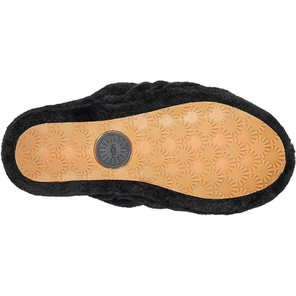 UGG Fluff Yeah Slide Women's Slippers Black Sheepskin