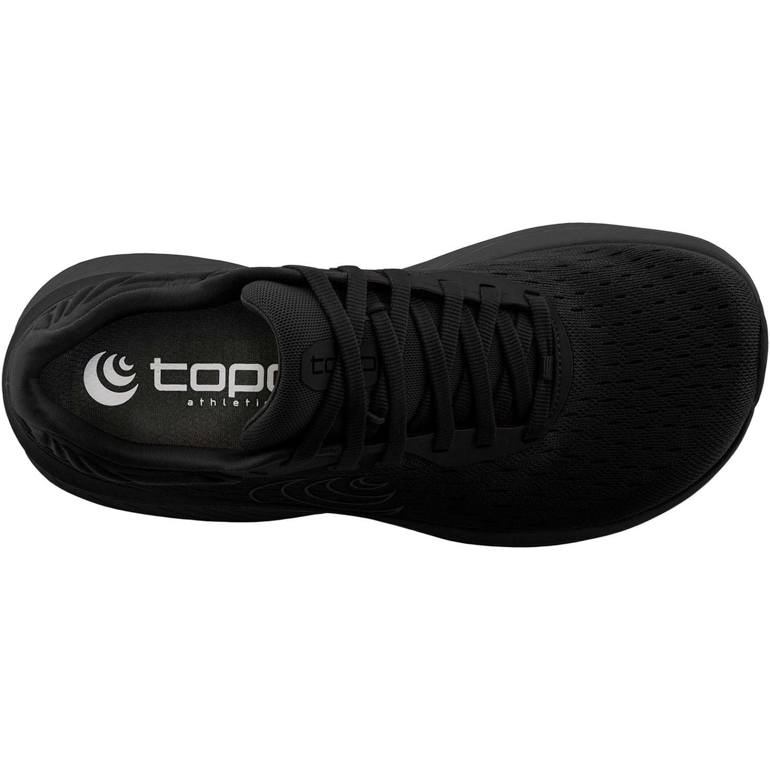 Topo Atmos (Neutral Support) Men's Athletic Shoes Black/Black Mesh