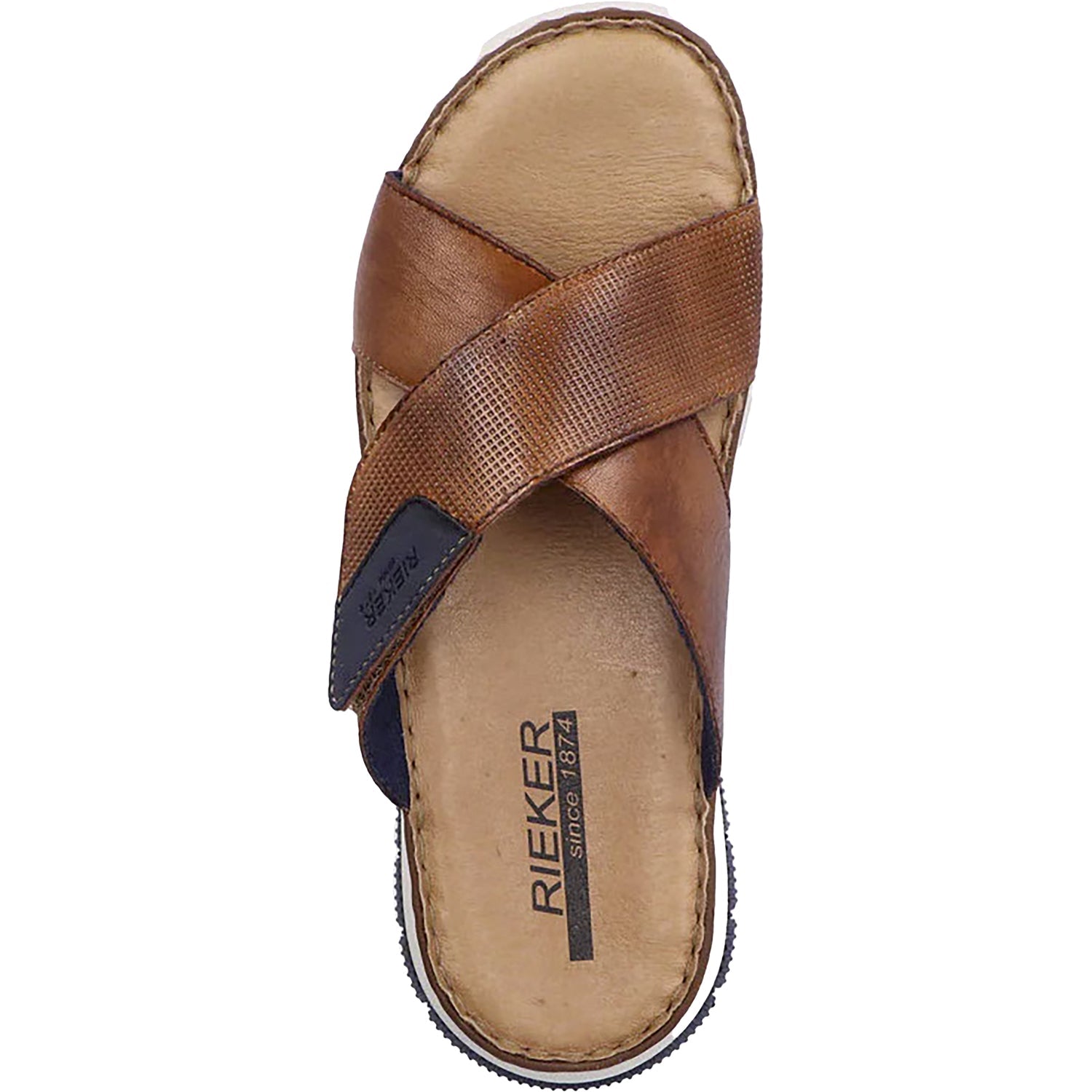 Rieker 25283-23 Cody 83 Men's Sandals Peanut/Pazifik Synthetic