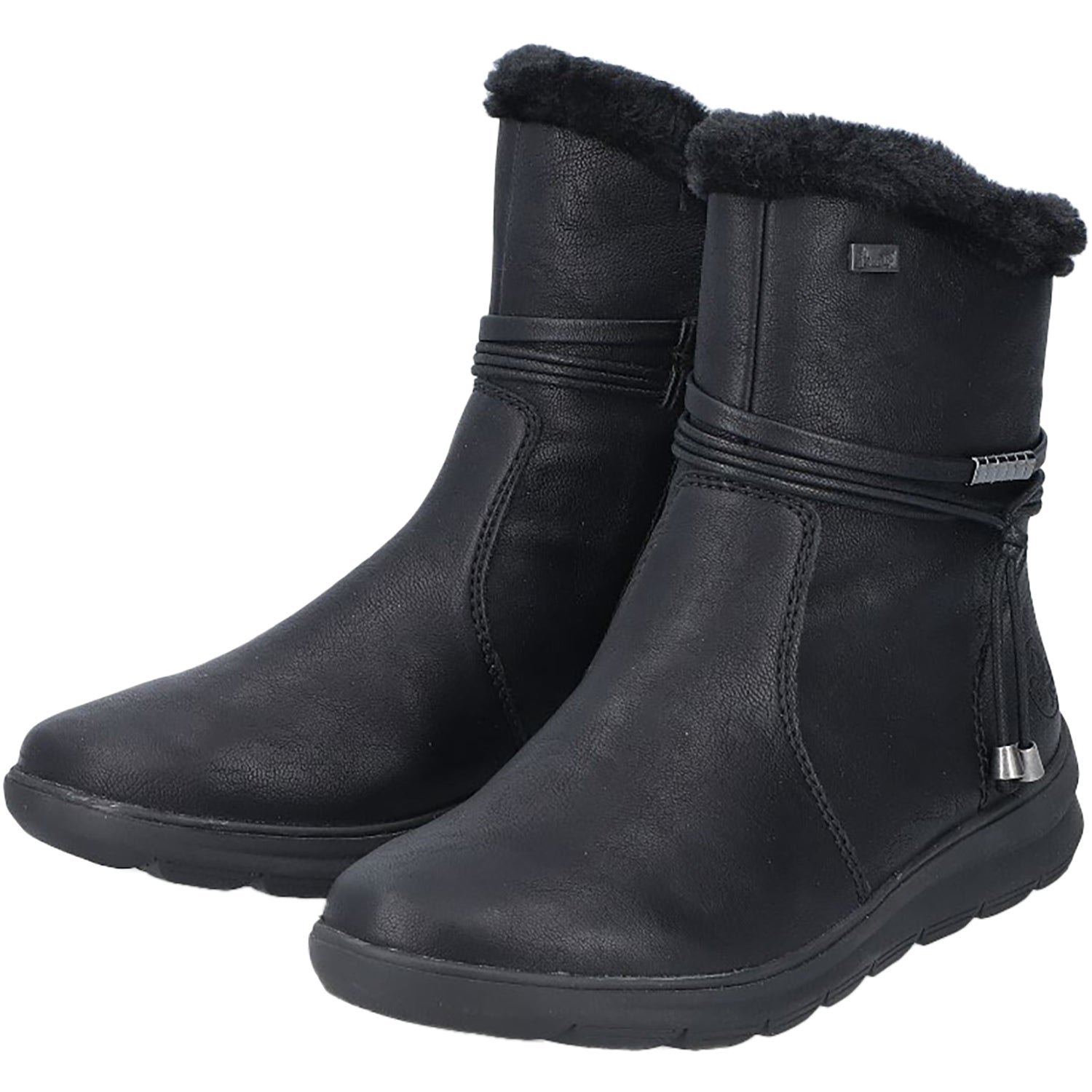 Rieker Z0070-00 Women's Boots Schwarz/Nero Synthetic