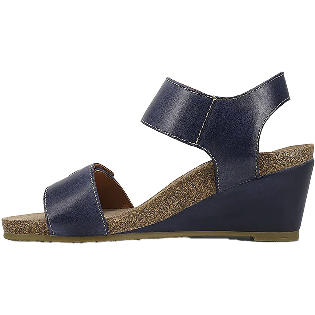 Taos Carousel 3 Women's Wedge Heel Sandals Dark Blue