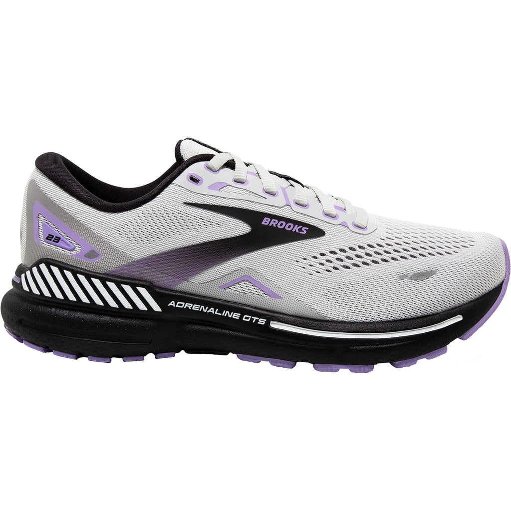 Brooks Adrenaline GTS 23 Stability Mesh (Stability Support) Women's Running Shoes Grey/Black/Purple