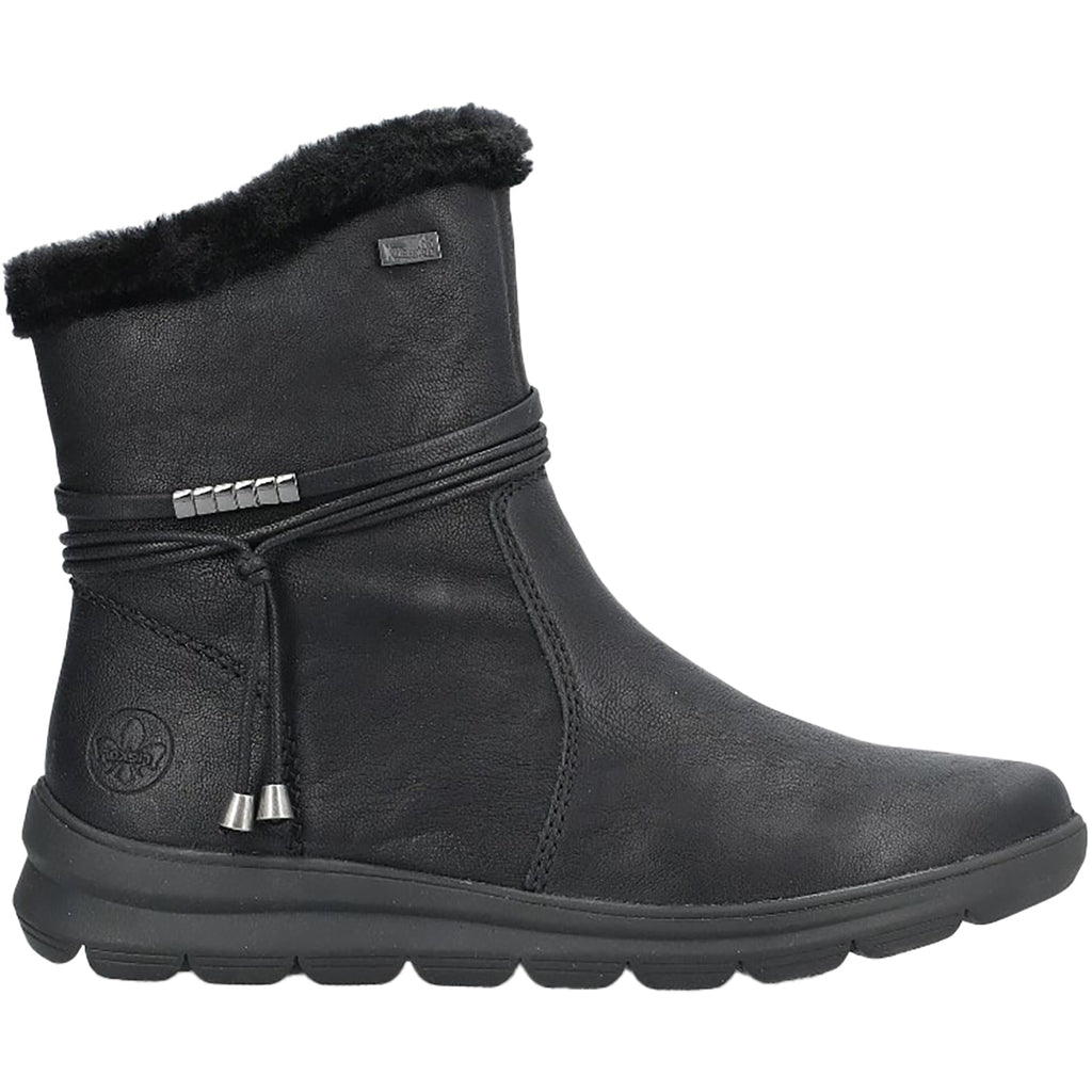 Rieker Z0070-00 Women's Boots Schwarz/Nero Synthetic