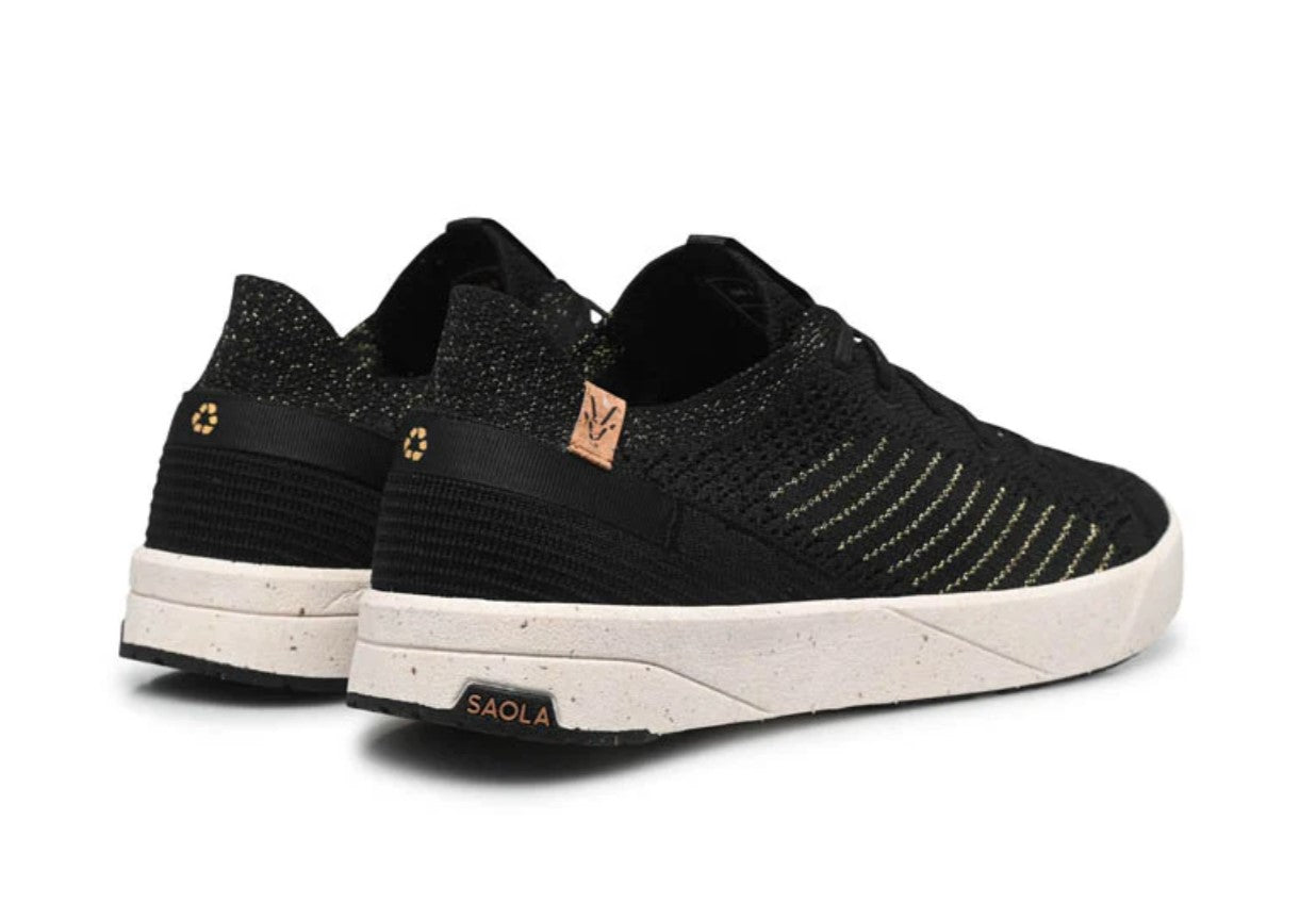 Saola Cannon Knit 3 Women's Athletic Shoes & Athleisure Shoes Black/Gold