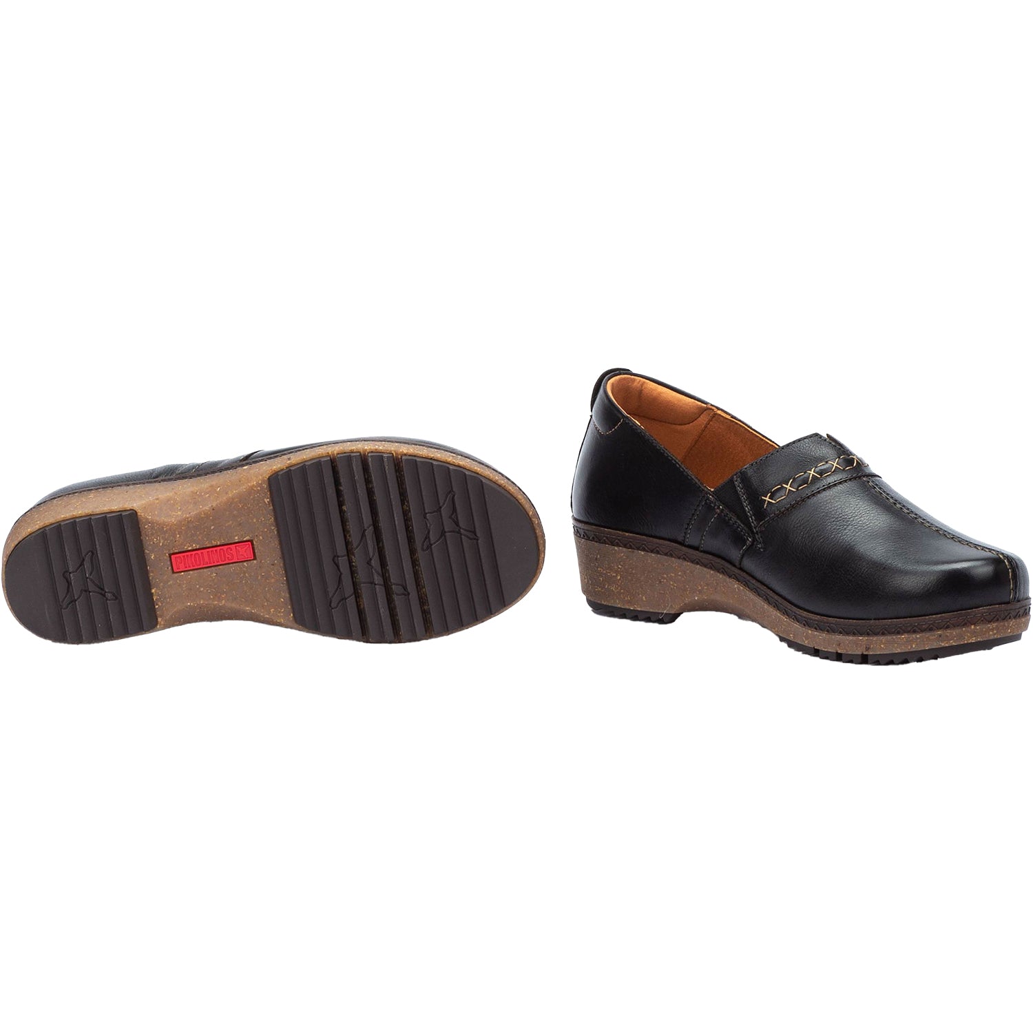 Pikolinos Granada W0W-3627 Women's Shoes Black Leather