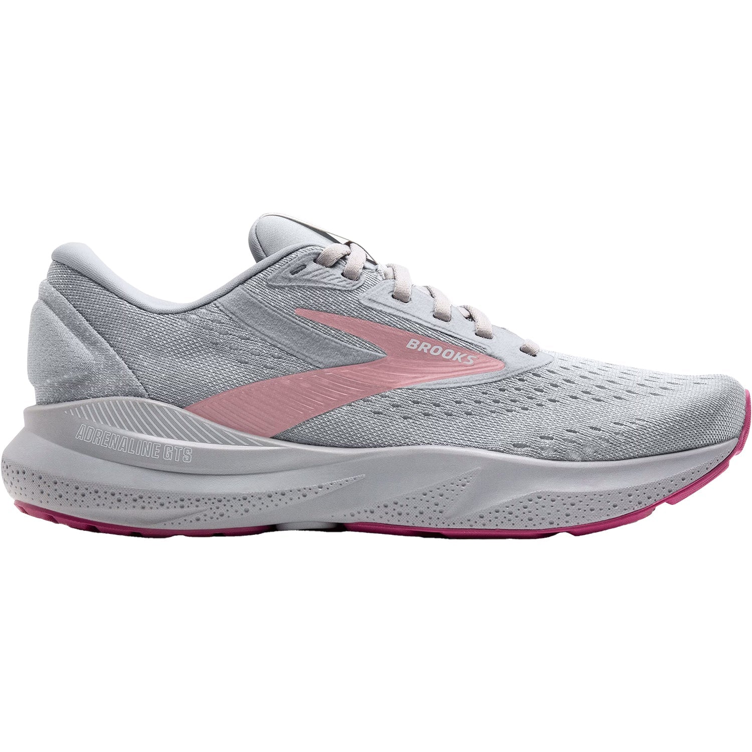 Brooks Adrenaline GTS 24 Stability (Stability Support) Women's Running Shoes Alloy/White/Zephyr Mesh