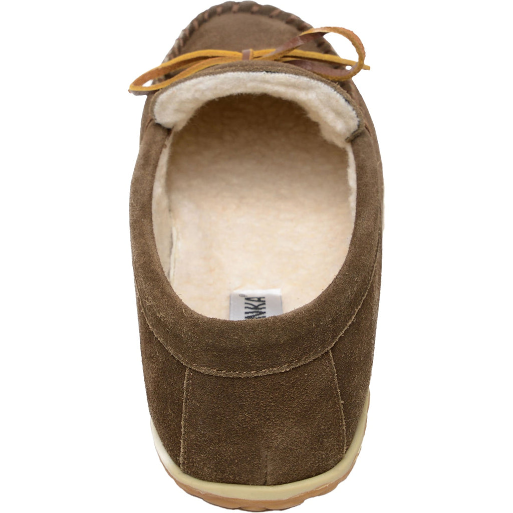 Minnetonka Tomm Men's Slippers Autumn Brown W/R Suede