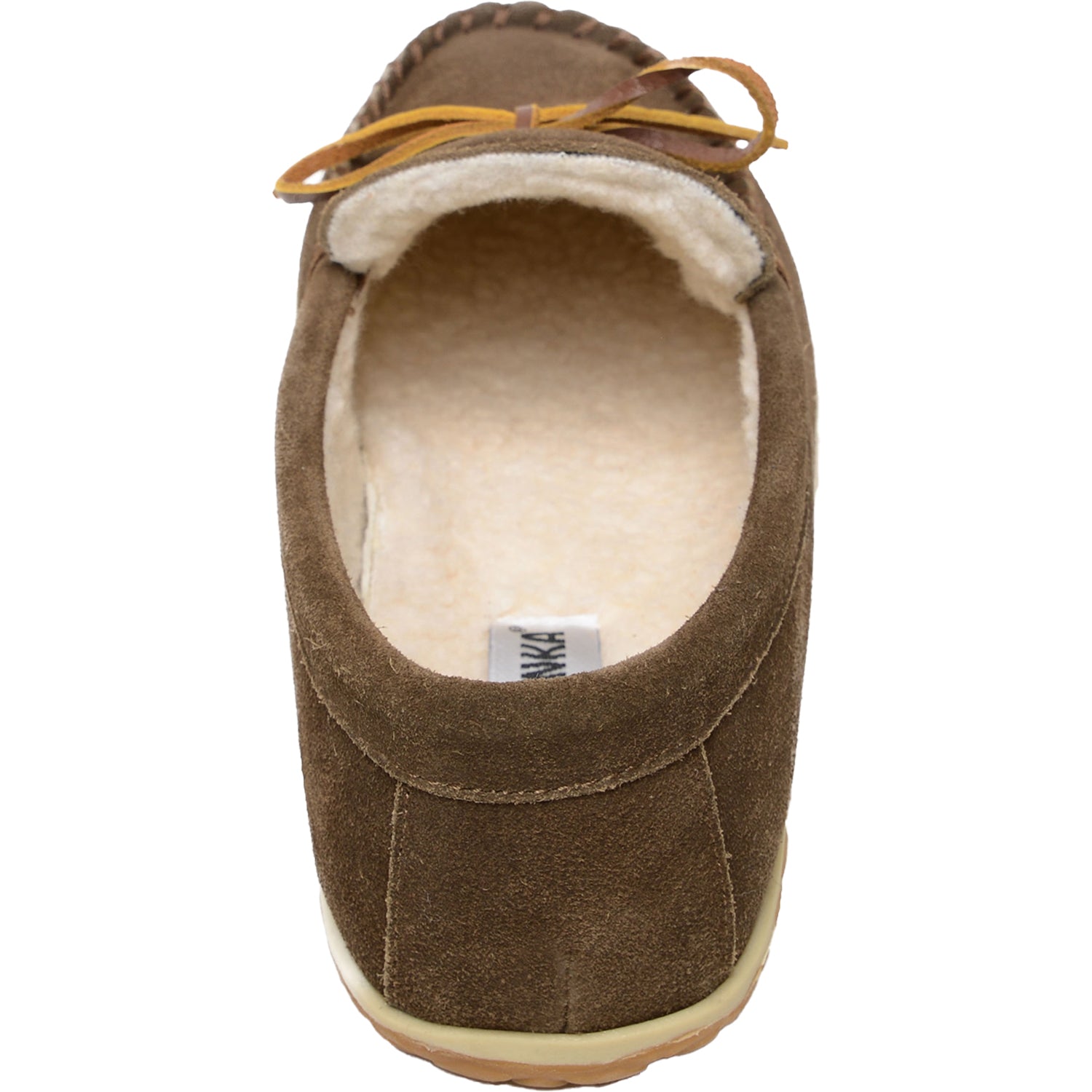 Minnetonka Tomm Men's Slippers Autumn Brown W/R Suede
