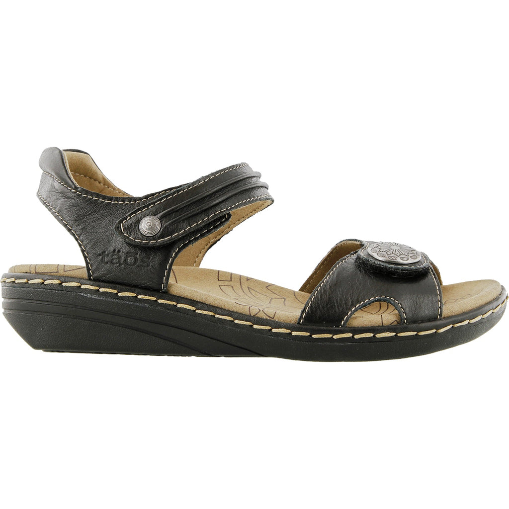 Taos Escape Women's Sandals Black Leather