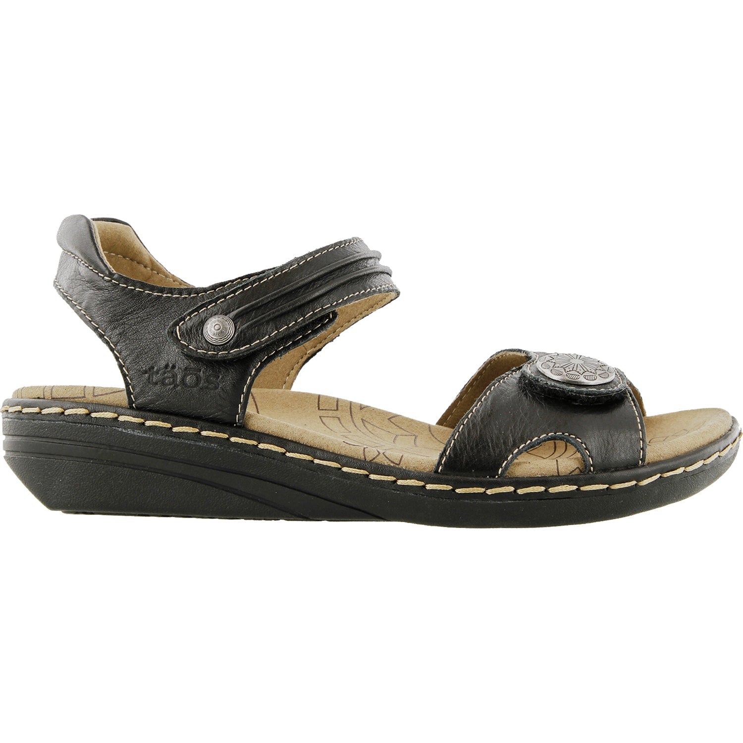 Taos Escape Women's Sandals Black Leather