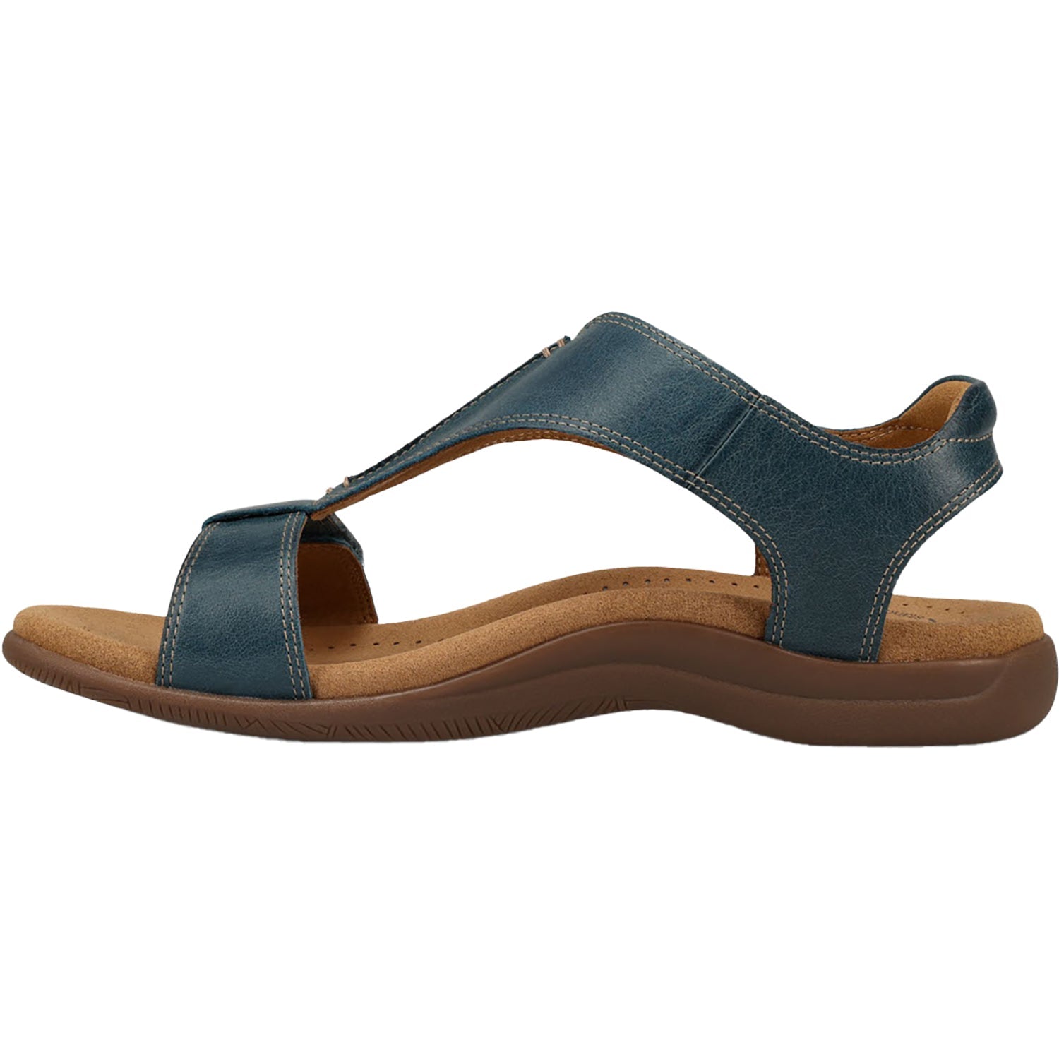 Taos The Show Women's Sandals Petrol Blue Leather