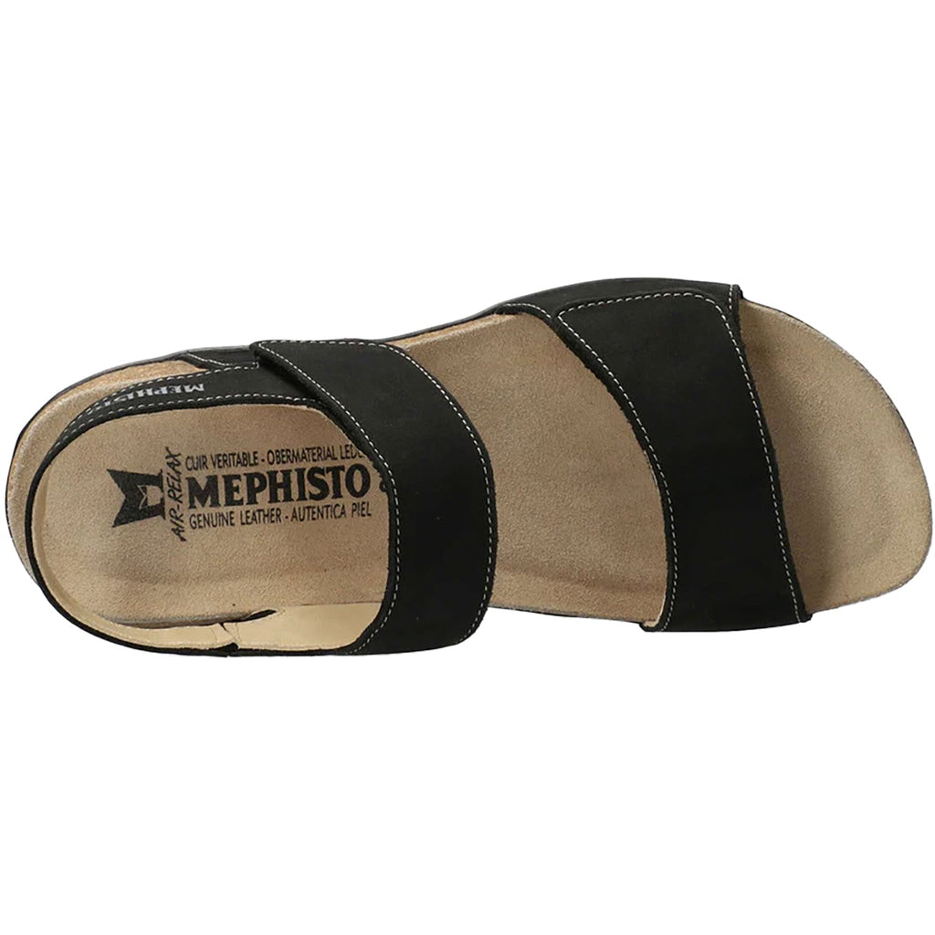 Mephisto Agave Women's Sandals Black Bucksoft Leather