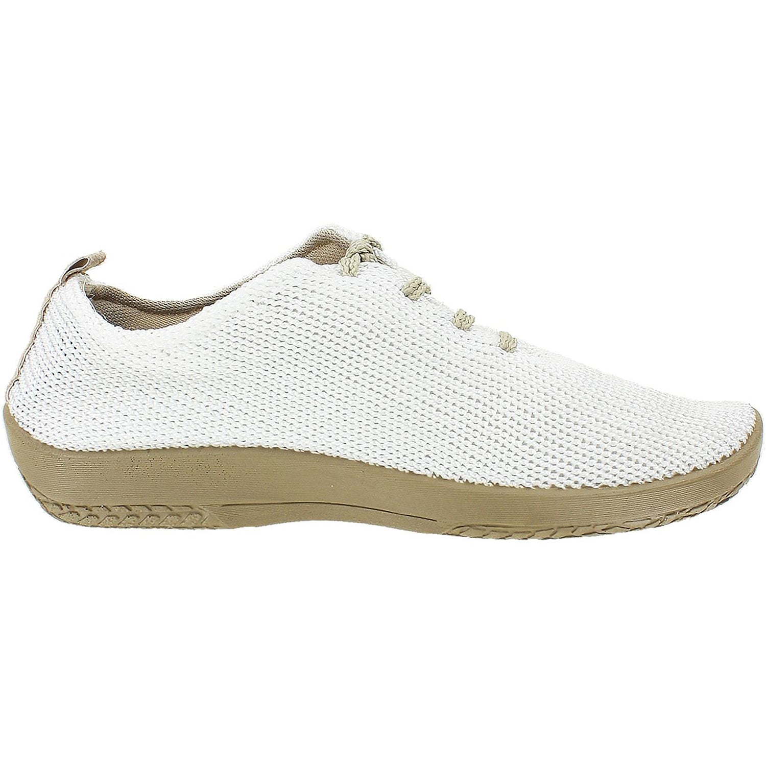 Arcopedico LS Women's Vegan Walking Shoes White Knit Fabric