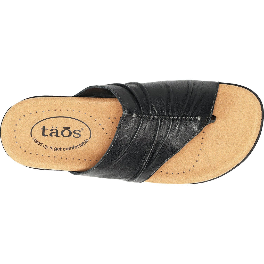 Taos Gift 2 Women's Sandals Black Leather